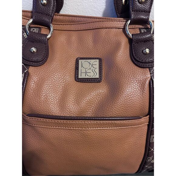 Danbury Mint Jose Hess Large Tote Handbag Purse I Love You - Picture 7 of 16